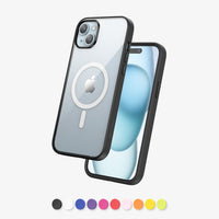 FLOLAB Surtect Tri-Fusion Magnetic for iPhone 15 Series Phone Case Surtect Black Clear