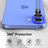 NanoArmour for iPhone 16 / iPhone 16 Plus Anti-Reflective Camera Protector - Match 5 iPhone 16 Colors