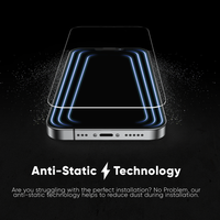 ONETIME NanoArmour Screen Protector for iPhone 15 Series Ultra Clear Case Friendly Screen Protector