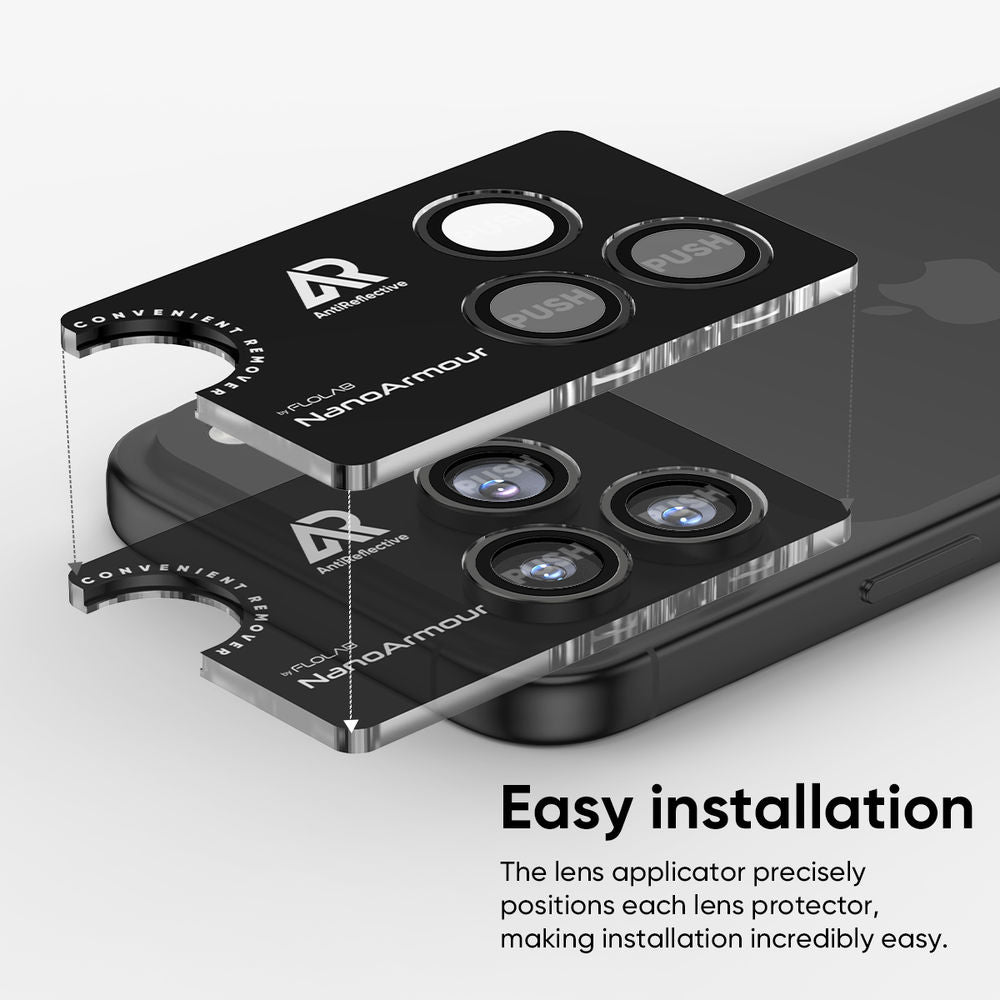 NanoArmour Camera Protector – iPhone 17 Pro / Pro Max Anti Reflective