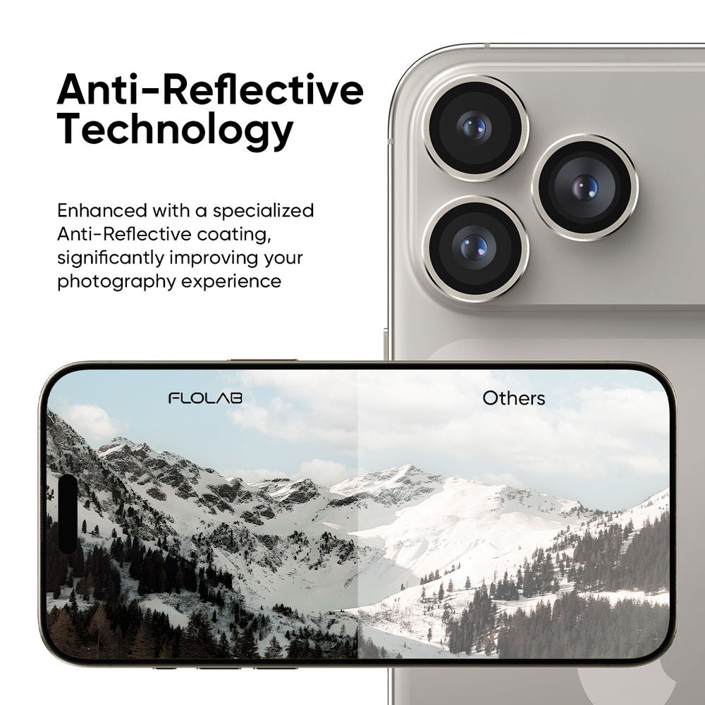 NanoArmour Camera Protector – iPhone 17 Pro / Pro Max Anti Reflective