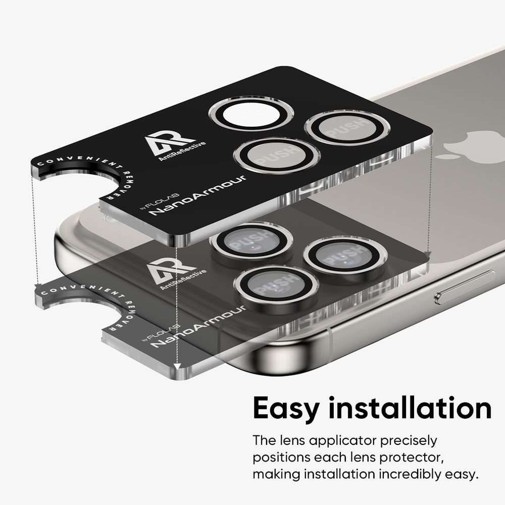 NanoArmour Camera Protector – iPhone 17 Pro / Pro Max Anti Reflective