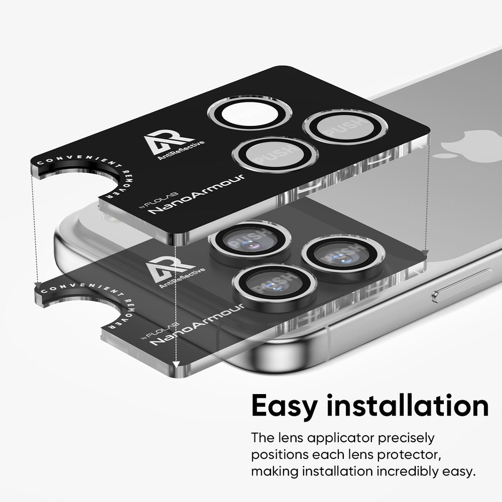 NanoArmour Camera Protector – iPhone 17 Pro / Pro Max Anti Reflective