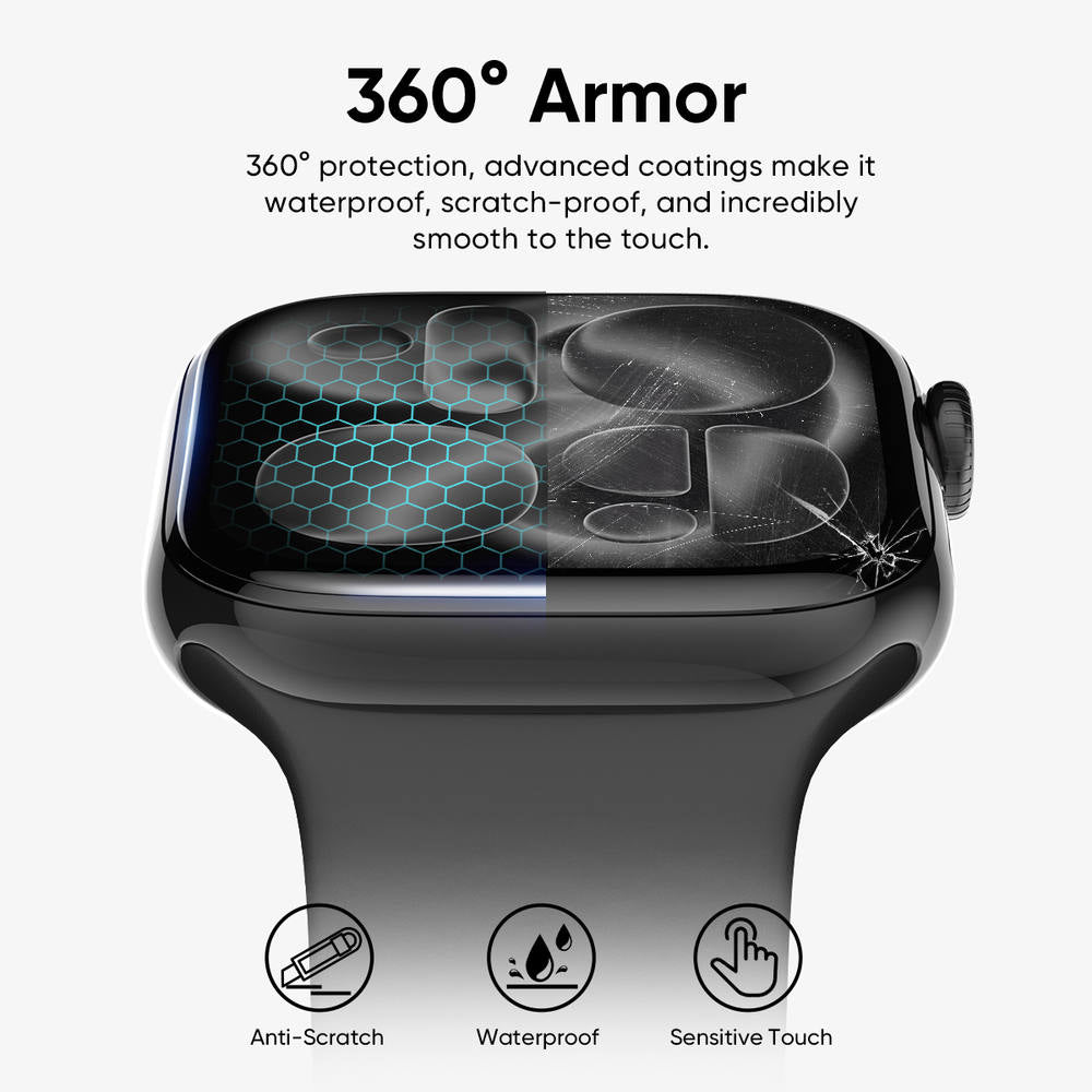 NanoArmour 3D Screen Protector for Apple Watch Series 12 – Coming Soon