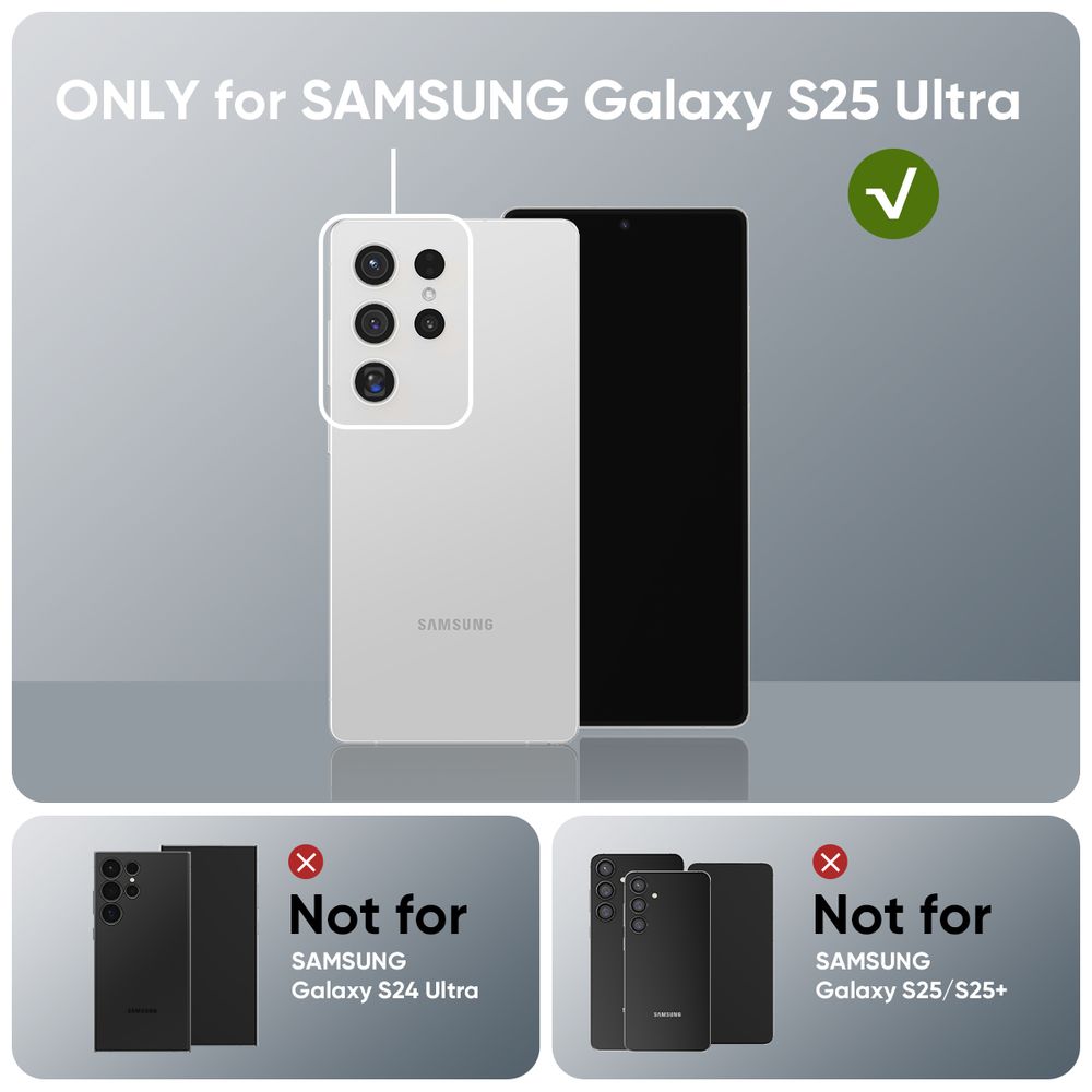 FLOLAB NanoArmour for Samsung Galaxy S25 Ultra Camera Lens Protector Anti Reflective Coating - 3 Color Options