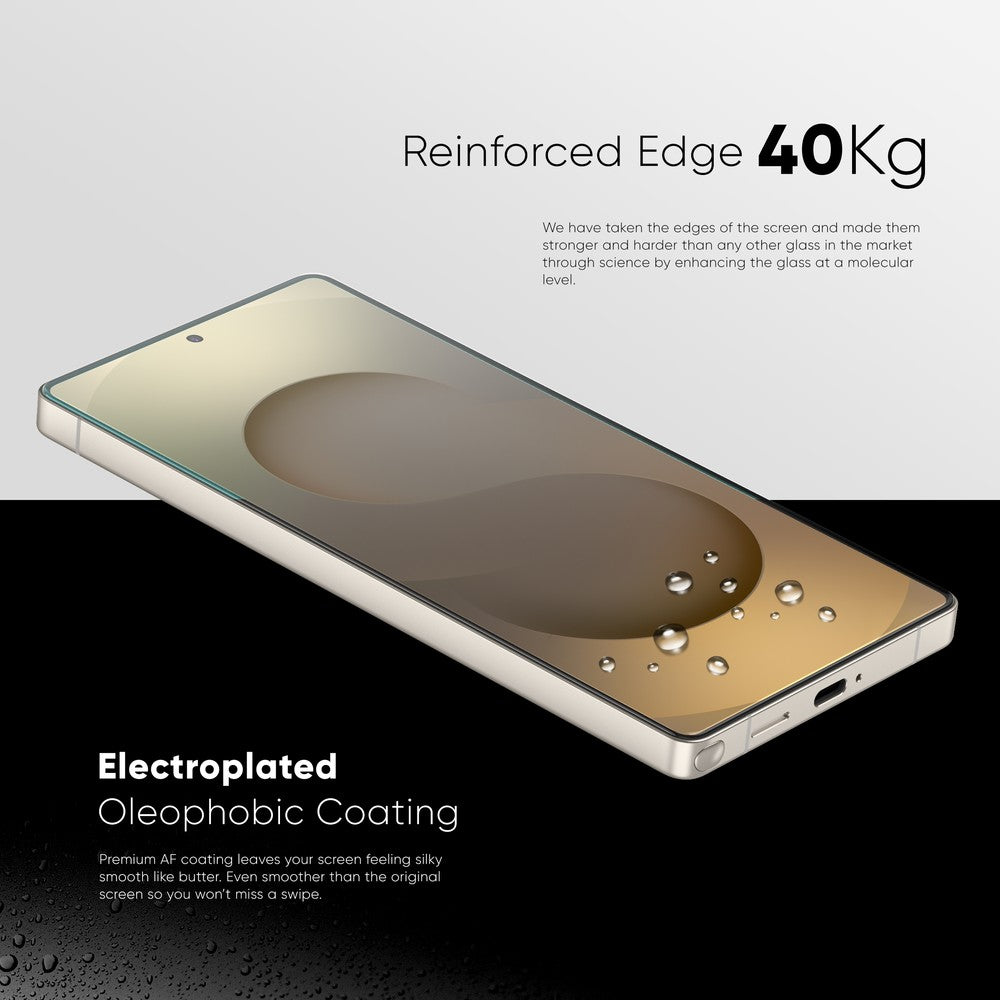 FLOLAB ONETIME PRO 3D Anti Reflective Screen Protector – Samsung Galaxy S25 Ultra