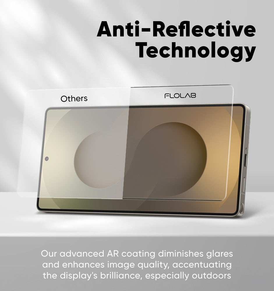 FLOLAB ONETIME PRO 3D Anti Reflective Screen Protector – Samsung Galaxy S25 Ultra