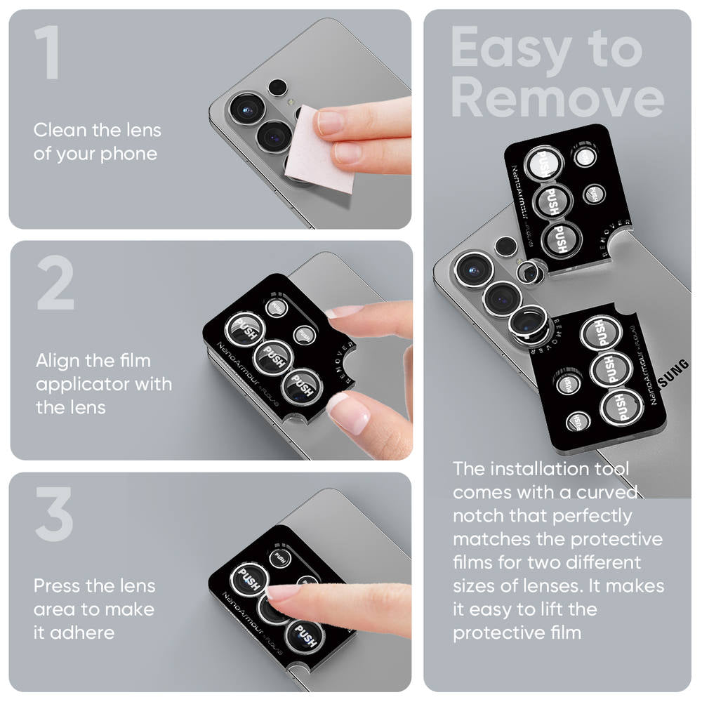 NanoArmour Camera Protector – Galaxy S26 Ultra (Anti-Reflective)