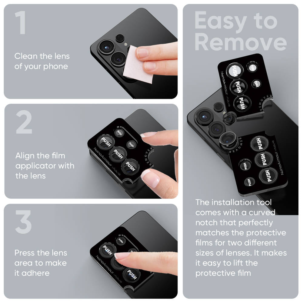 NanoArmour Camera Protector – Galaxy S26 Ultra (Anti-Reflective)