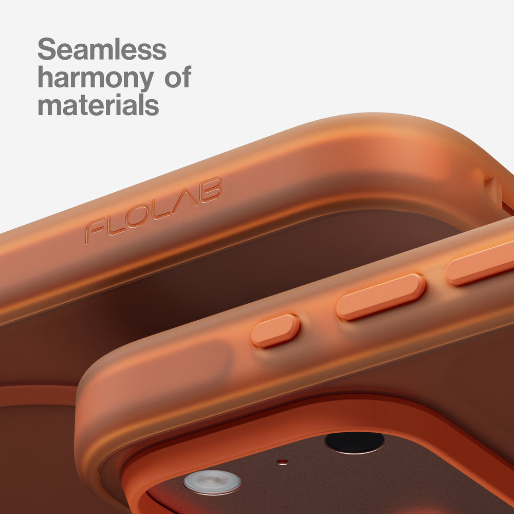 Surtect 2.0 Translucent for iPhone 18 Pro / 18 Pro Max Case – Compatible with iPhone 17 Pro Series – Orange Frost