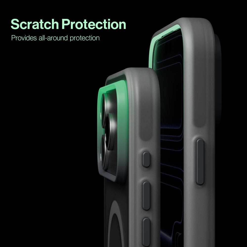 Surtect 2.0 Translucent for iPhone 18 Pro / 18 Pro Max Case – Compatible with iPhone 17 Pro Series – Space Silver Frost
