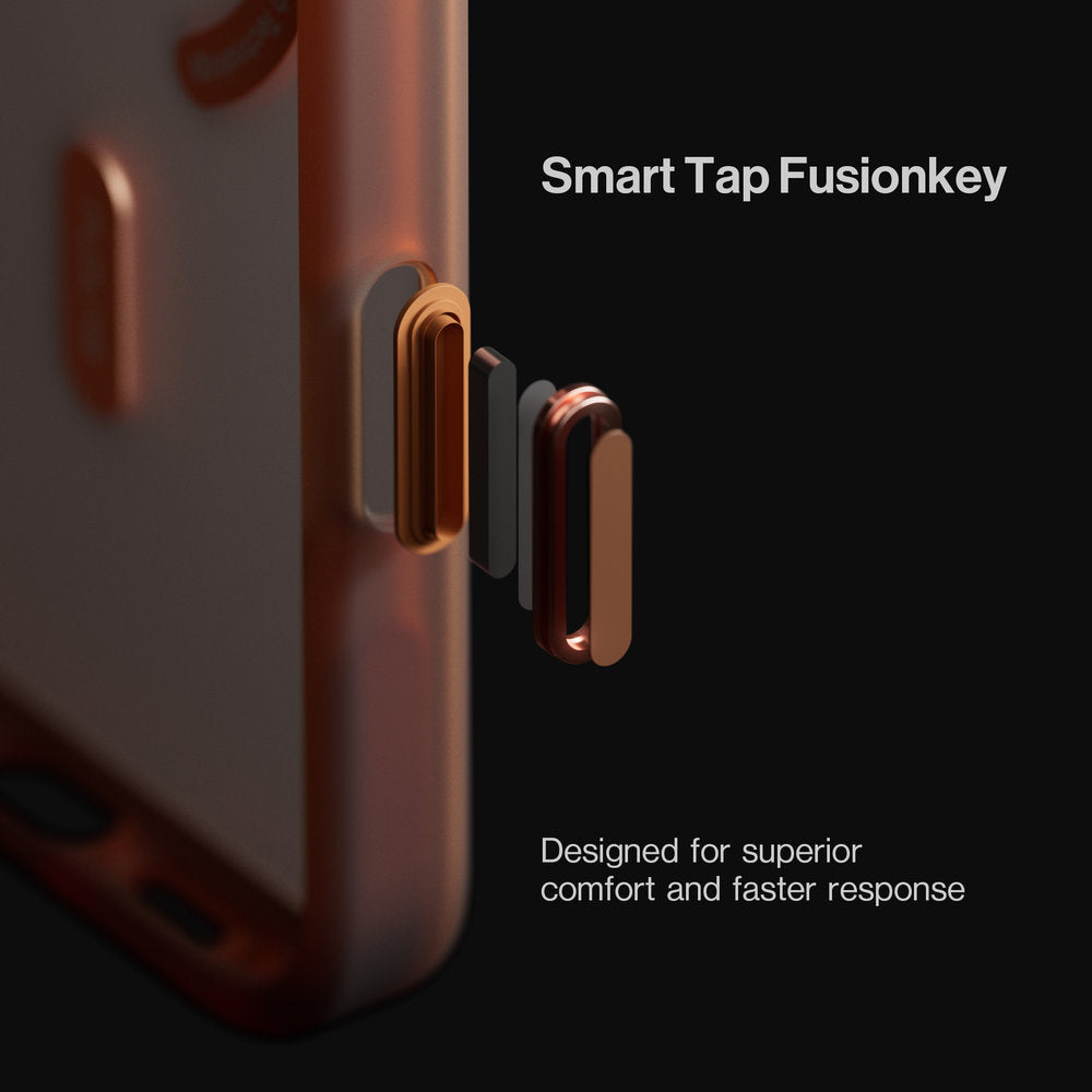 Surtect 2.0 Translucent for iPhone 18 Pro / 18 Pro Max Case – Compatible with iPhone 17 Pro Series – Orange Frost