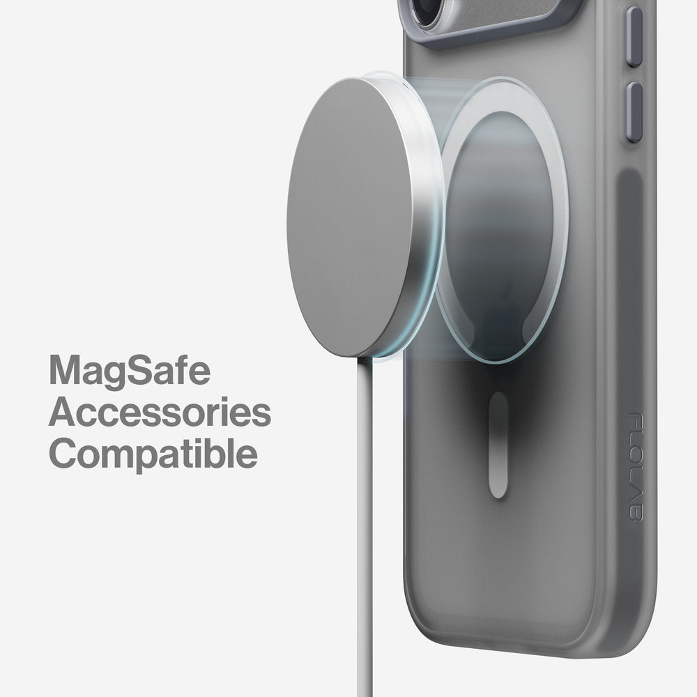Surtect 2.0 Translucent for iPhone 18 Pro / 18 Pro Max Case – Compatible with iPhone 17 Pro Series – Space Silver Frost