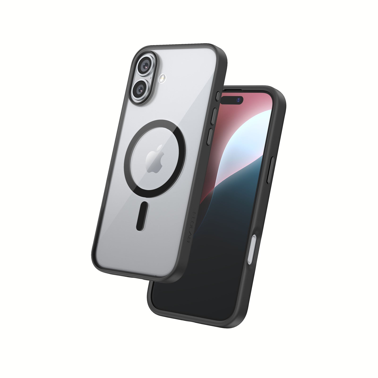 FLOLAB Surtect Tri-Fusion MagSafe Compatible Case – iPhone 16 Series (Black Clear)