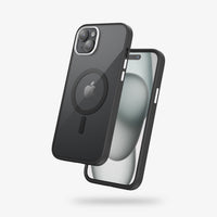 FLOLAB Surtect Tri-Fusion Magnetic for iPhone 15 Series Phone Case Surtect Clear Black