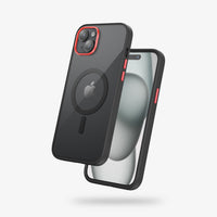 FLOLAB Surtect Tri-Fusion Magnetic for iPhone 15 Series Phone Case Surtect Clear Black