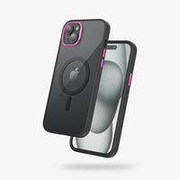 FLOLAB Surtect Tri-Fusion Magnetic for iPhone 15 Series Phone Case Surtect Clear Black