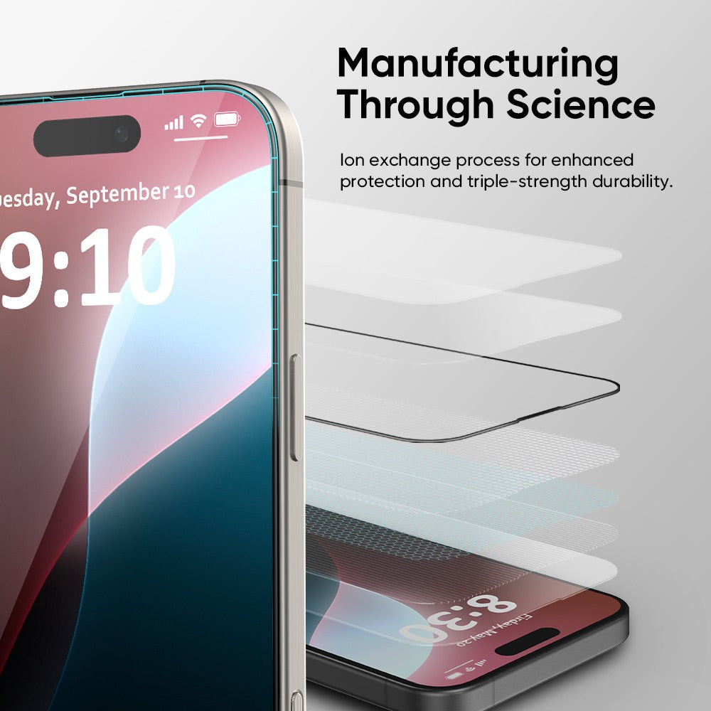 NanoArmour ONETIME PRO Anti Reflective PolarSpectra Infinity Edge – iPhone 16 Series (.7mm Bezels)
