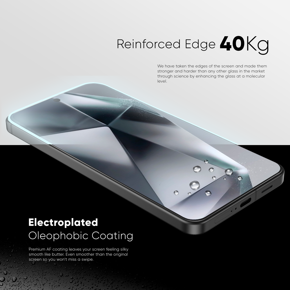 NanoArmour ONETIME 2-Pack Ultra Clear Anti-Microbial – Samsung Galaxy S24