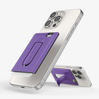 FLOLAB SnapGrip Magnetic Silicone Wallet Stand for iPhone Magsafe, Compatible with Android Phone - 10 Vibrant Colors