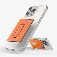 FLOLAB SnapGrip Magnetic Silicone Wallet Stand for iPhone Magsafe, Compatible with Android Phone - 10 Vibrant Colors