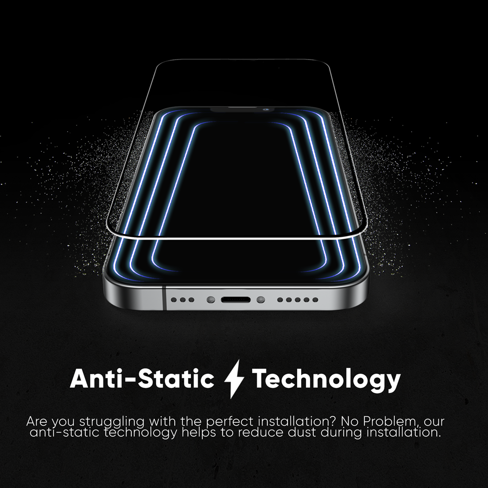 NanoArmour ONETIME PRO Blue Light + Anti Reflective Infinity Edge – iPhone 15 / 14 / 13 Series