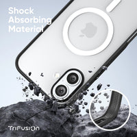 FLOLAB Surtect Tri-Fusion Magnetic for iPhone 16 Series Phone Case Surtect Black Clear