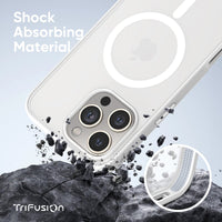 FLOLAB Surtect Tri-Fusion Magnetic for iPhone 16 Series Phone Case Surtect White Matte Translucent