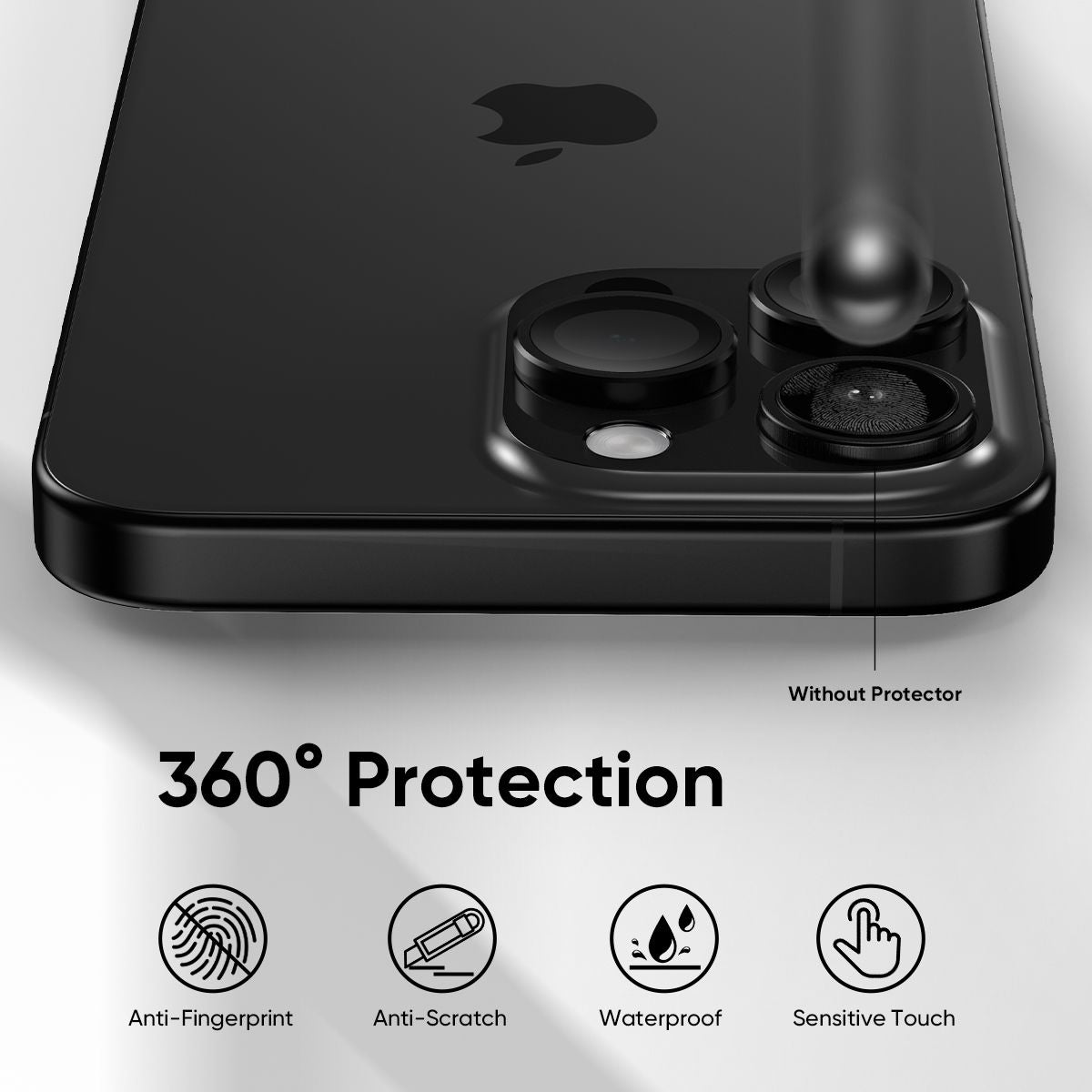 NanoArmour Camera Protector Anti Reflective – iPhone 16 Pro / Pro Max (4 Pro Colors)