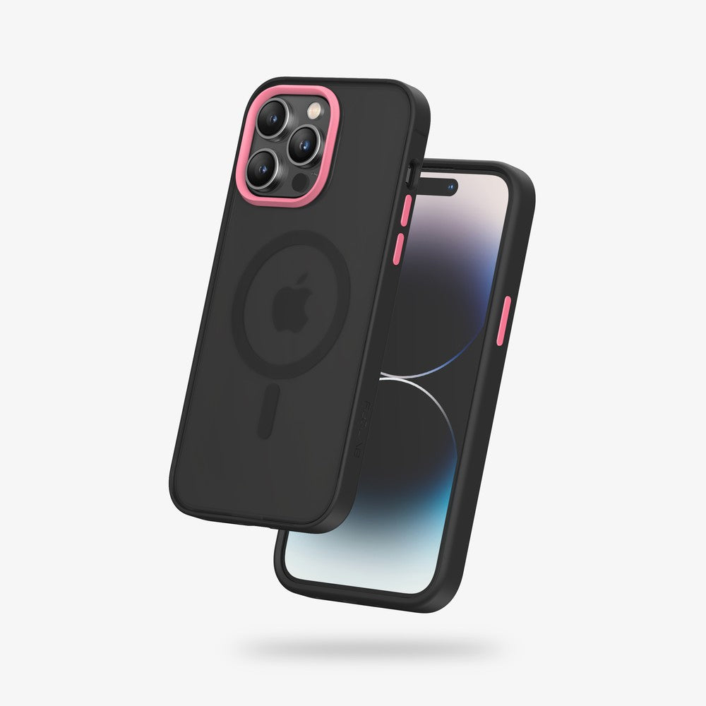 FLOLAB Surtect Tri-Fusion MagSafe Compatible Case – iPhone 14 Series (Stealth Black Frost)