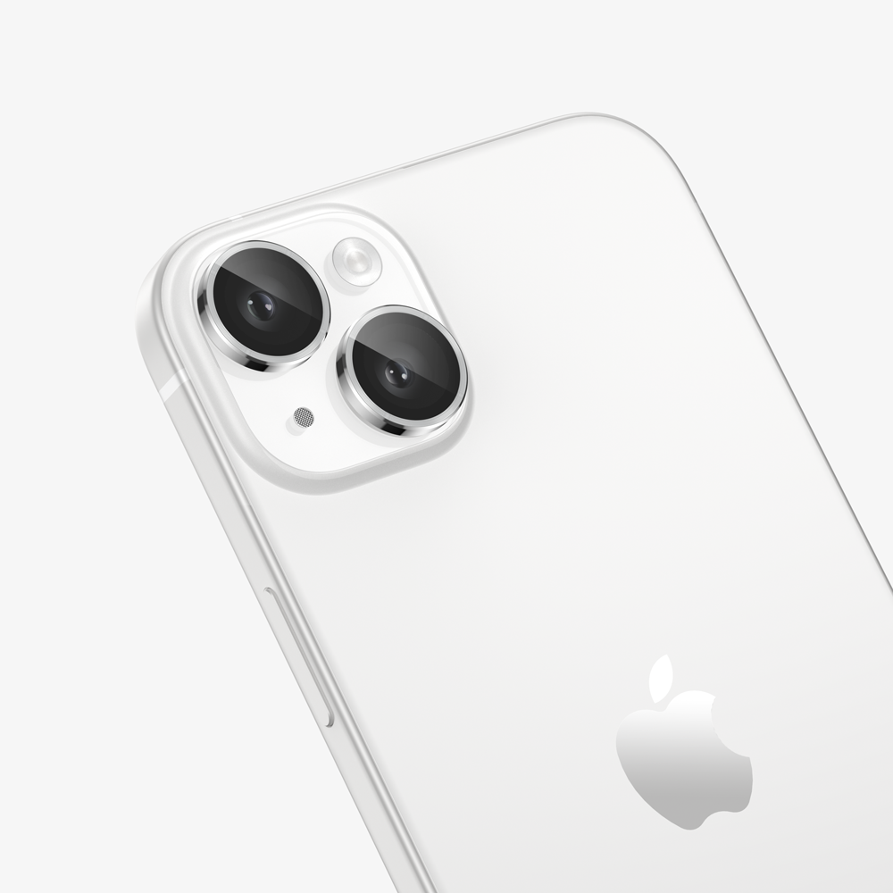 FLOLAB NanoArmour Camera Protector Anti Reflective – iPhone 15 / 15 Plus (Silver)
