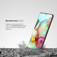 NanoArmour for Samsung Galaxy A71 Best Screen Protector Case Friendly