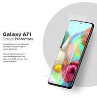 NanoArmour for Samsung Galaxy A71 Best Screen Protector Case Friendly