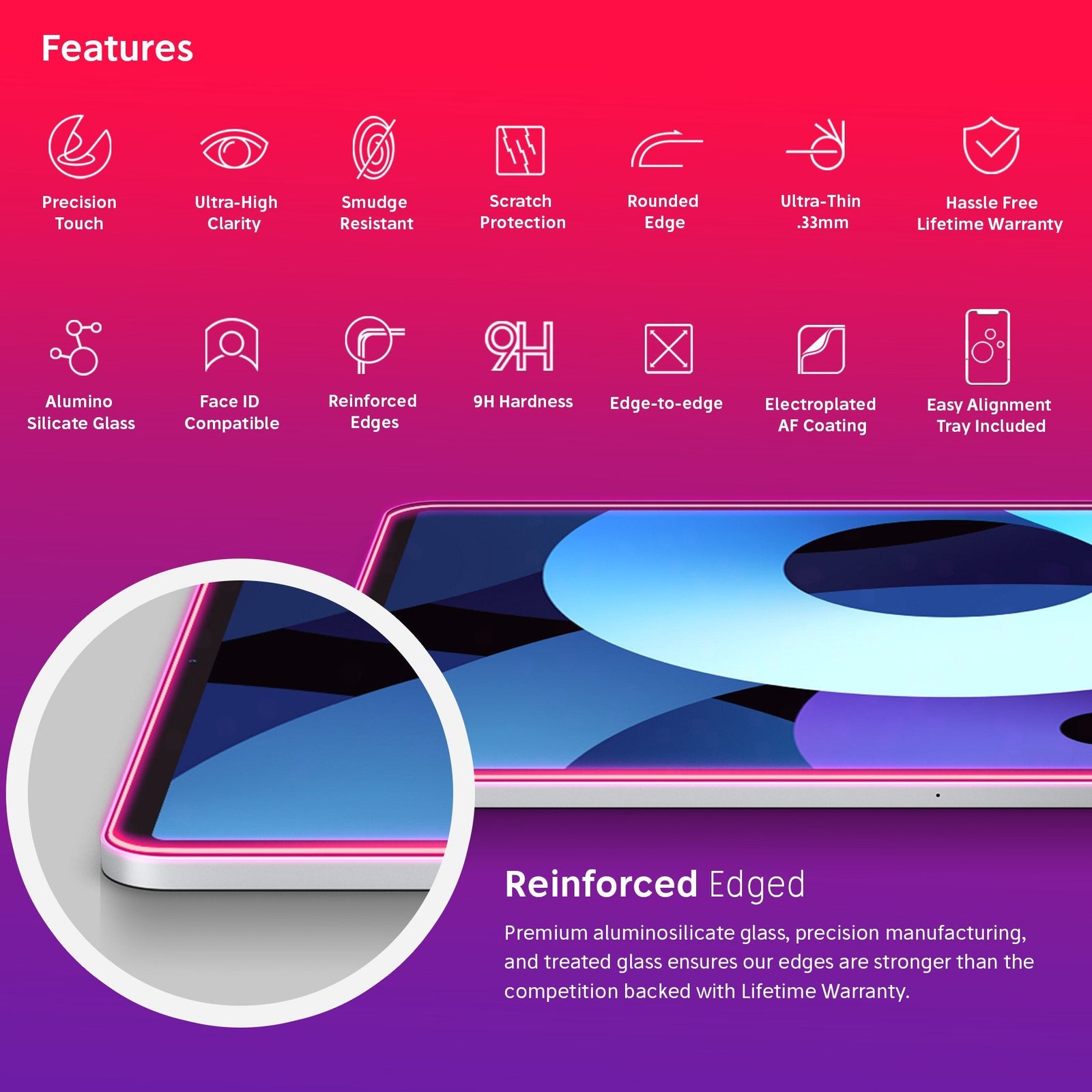 NanoArmour 10.9-inch for iPad Air 5 Anti-Glare Matte Screen Protector (2022)