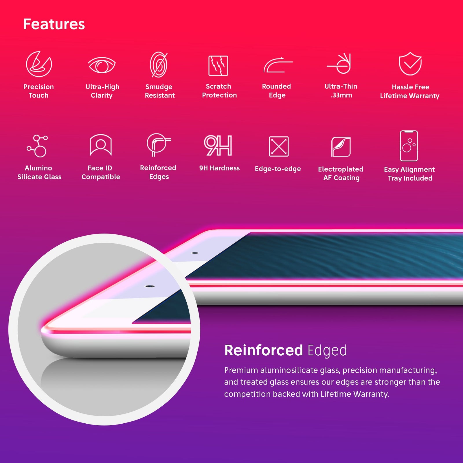 NanoArmour 9.7-inch for iPad 6 / 5 / iPad Pro 2016 Anti-Blue light Screen Protector