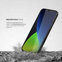 NanoArmour for iPhone 12 mini Screen Protector Antimicrobial Edge-to-Edge