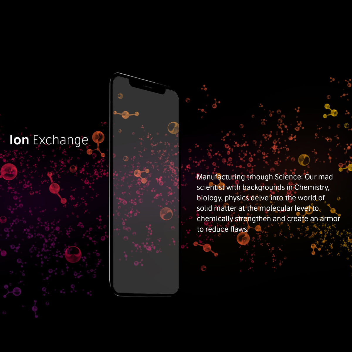NanoArmour for iPhone XS Anti Glare Screen Protector Case Friendly
