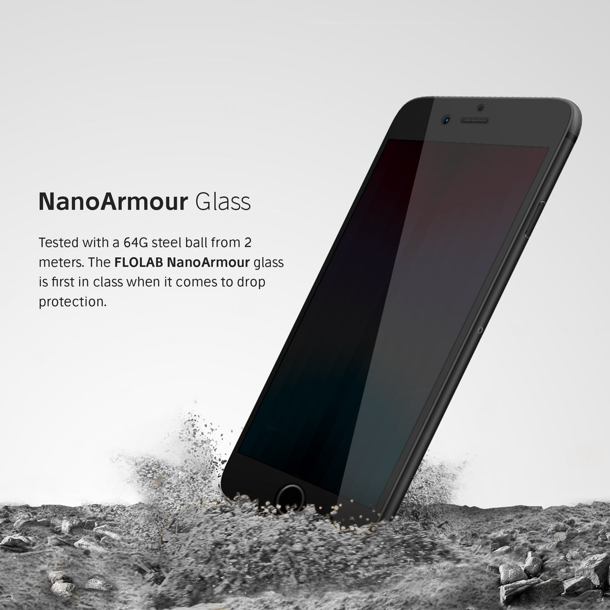 NanoArmour (2020) Best for iPhone SE Privacy Screen Protector Edge-to-Edge