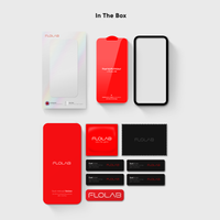 FLOLAB NanoAmour for iPhone 13 Screen Protector Antimicrobial Anti-Dust (Most Case Friendly)