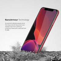 Nanoarmour technology iphone 11 Pro Max case friendly 2.5D screen protector