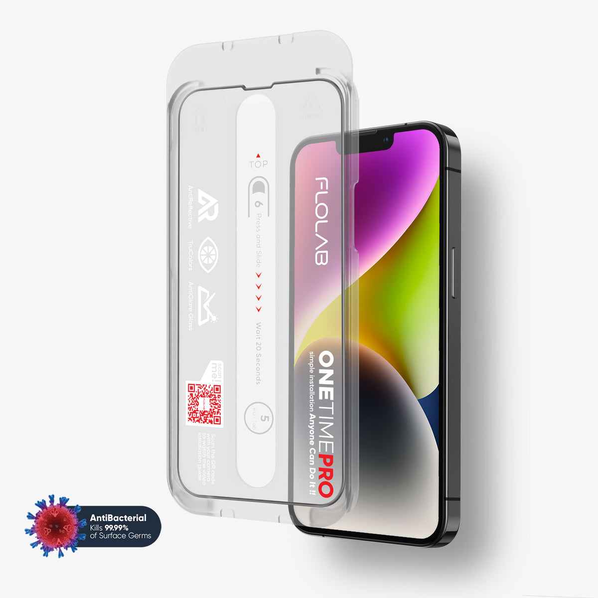 FLOLAB ONETIME PRO Matte Anti-Glare Infinity Edge Screen Protector – iPhone 15 Series