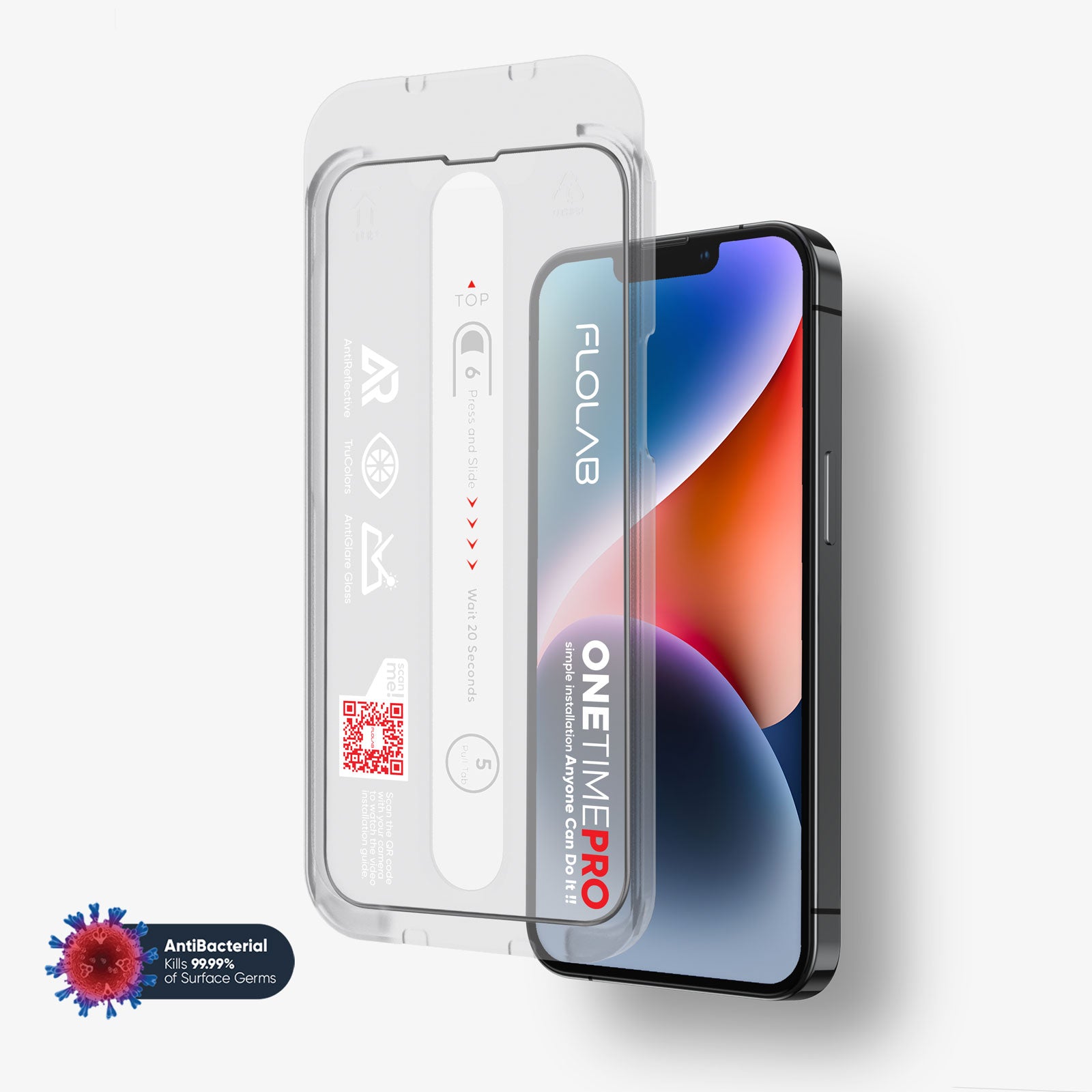 FLOLAB ONETIME PRO Matte Anti-Glare Infinity Edge Screen Protector – iPhone 15 Series