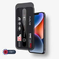 ONETIME PRO NanoArmour Screen Protector for iPhone with ClearVue Anti-Reflective Technology: Crystal Clear Privacy, Edge-to-Edge, Antimicrobial