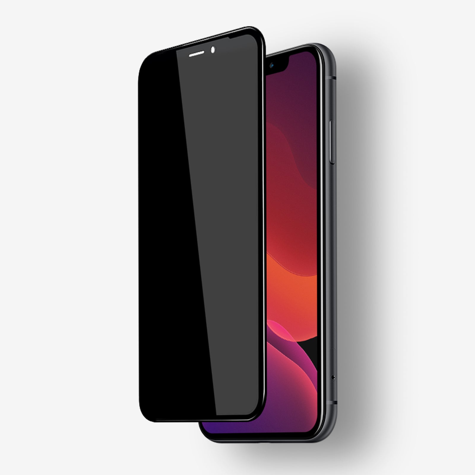 NanoArmour for iPhone Xs Max Privacy Screen Protector Case Friendly