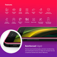 NanoArmour for iPhone SE Best Screen Protector (2020) Edge-to-Edge