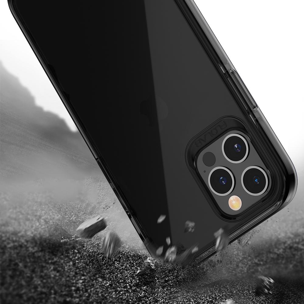 All Black Everything TAFFYCA Series for iPhone 12 Pro Max Phone Case