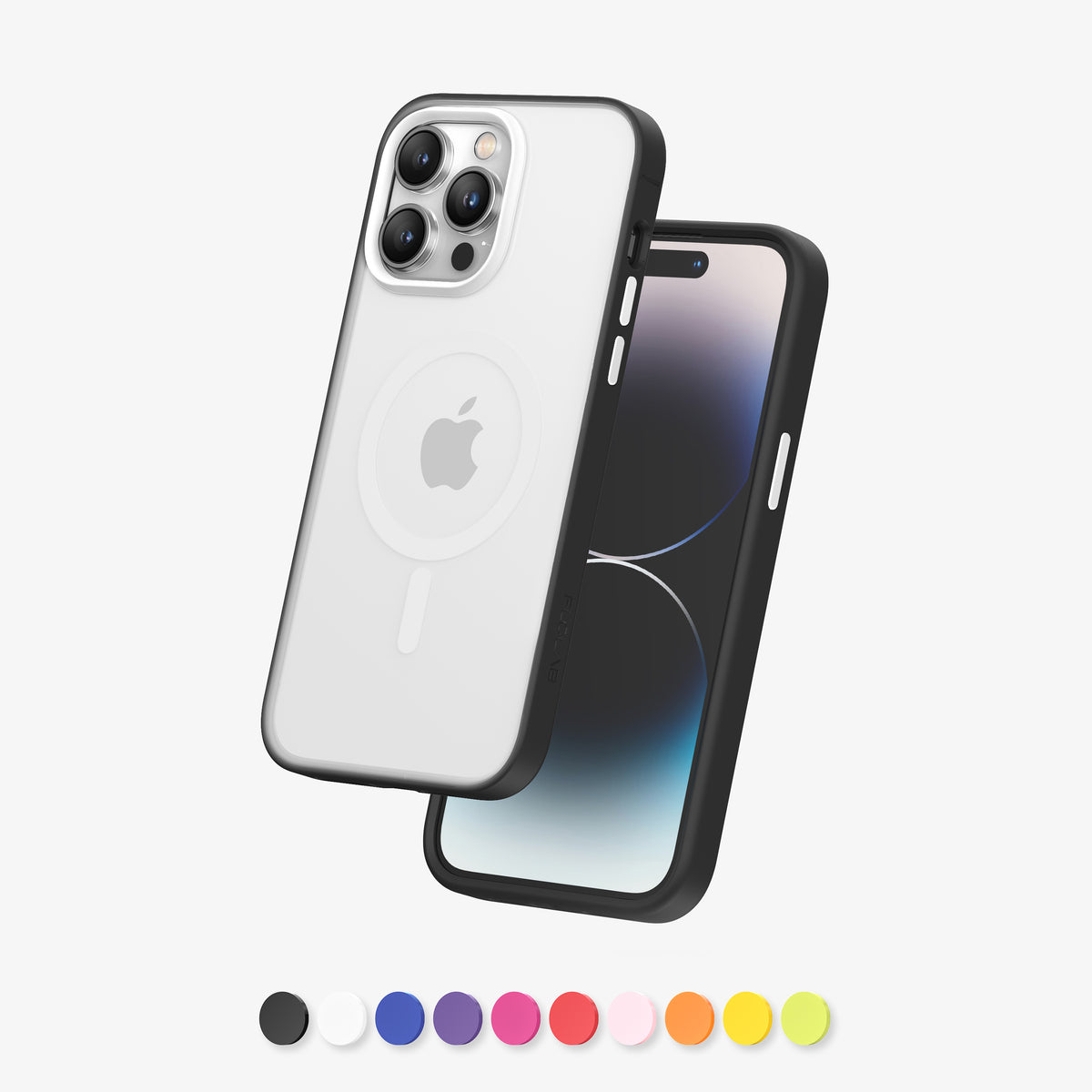 FLOLAB Surtect Tri-Fusion MagSafe Compatible Case – iPhone 14 Series (Black Frost)