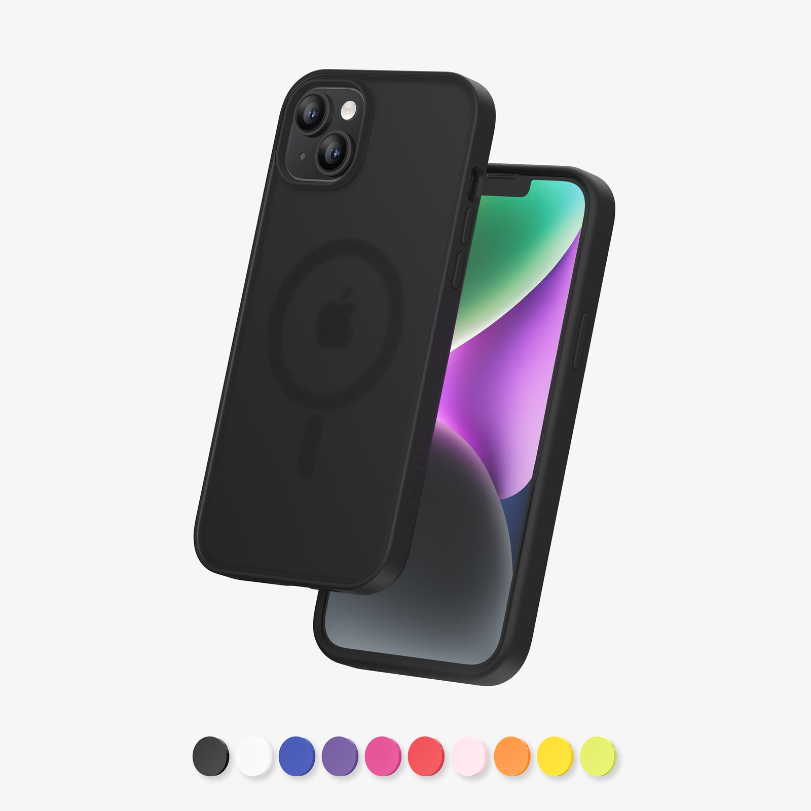 FLOLAB Surtect Tri-Fusion MagSafe Compatible Case – iPhone 14 Series (Stealth Black Frost)