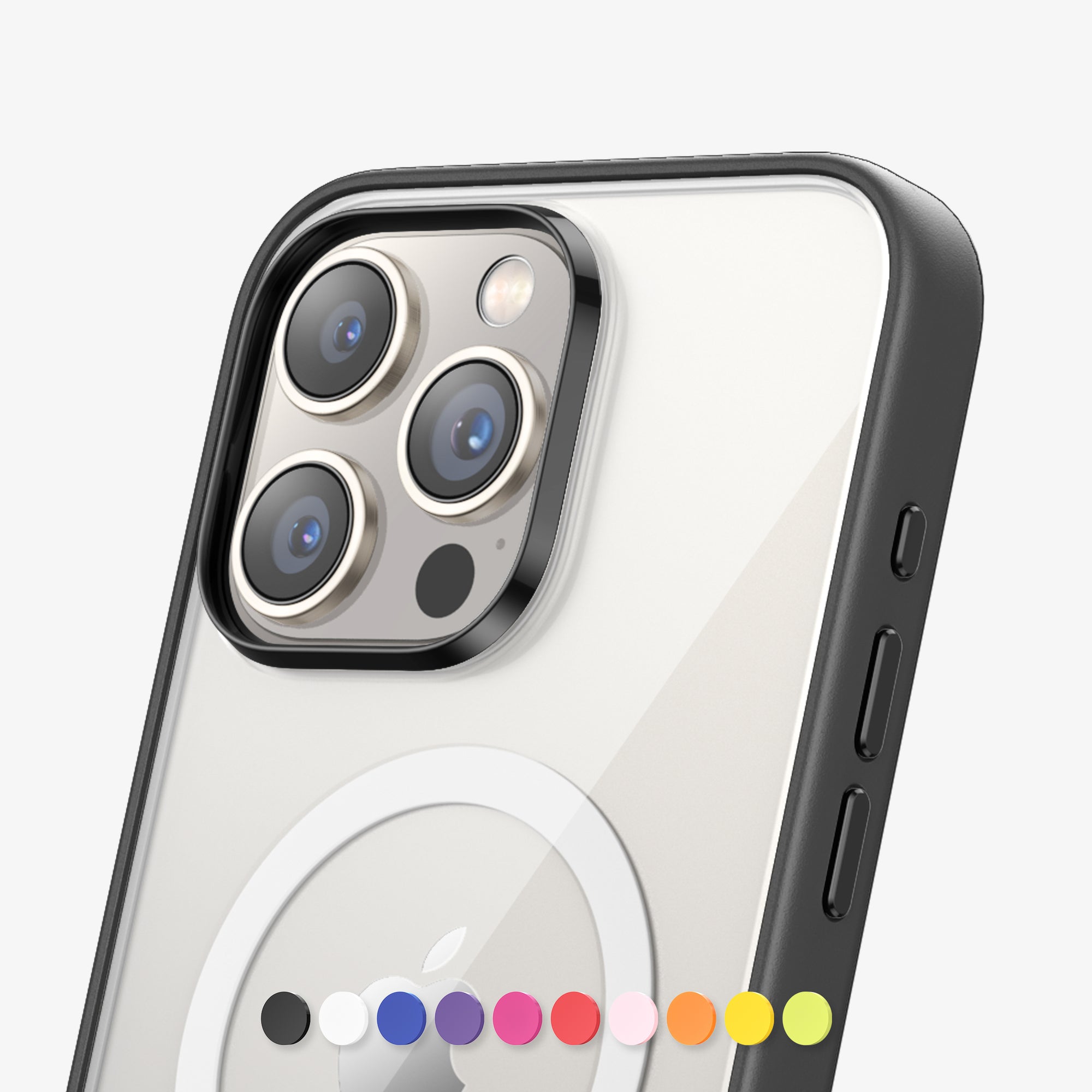 Camera Ring & Buttons Set for iPhone 15 Surtect Phone Cases - 10 Vibrant Colors Options