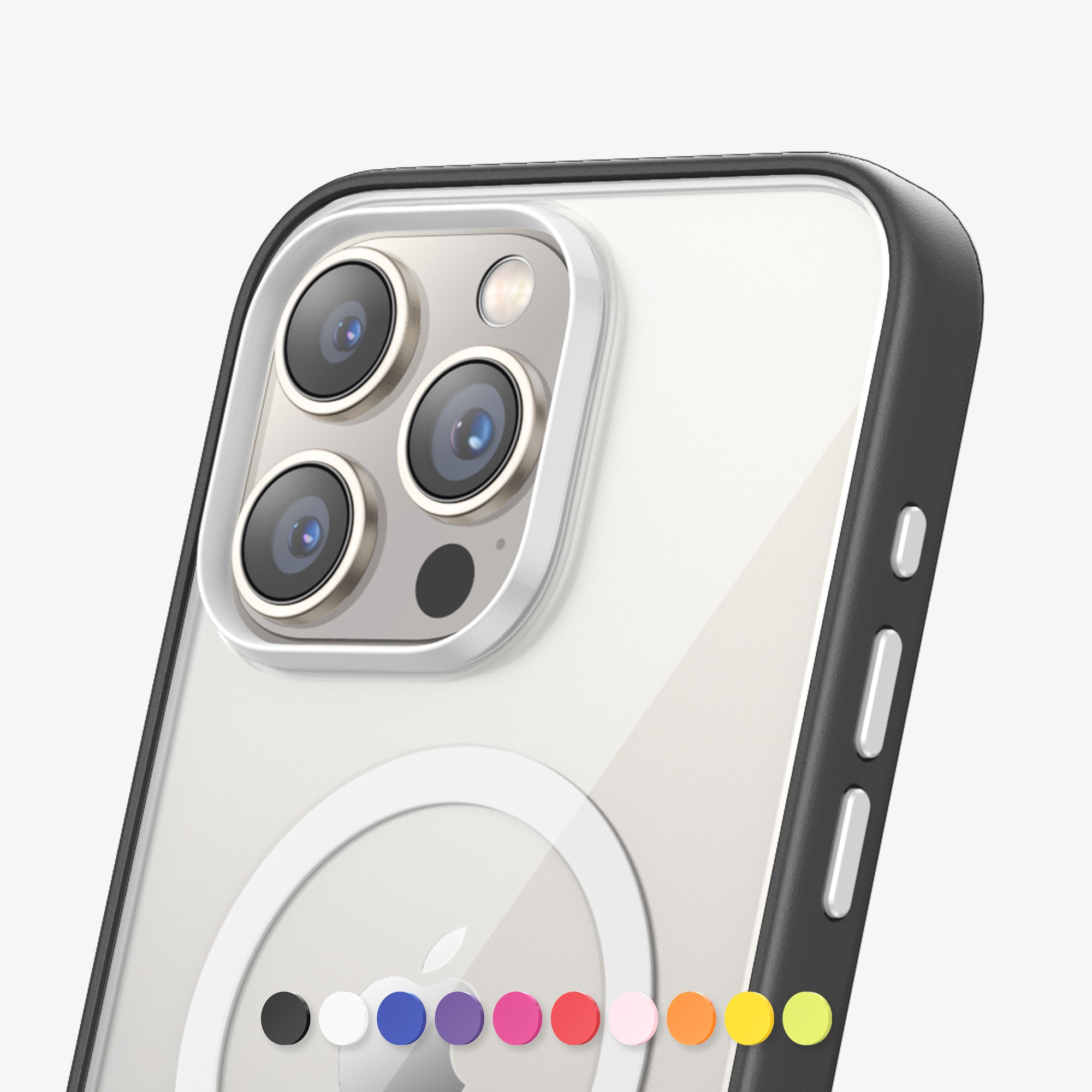 Camera Ring & Buttons Set for iPhone 15 Surtect Phone Cases - 10 Vibrant Colors Options